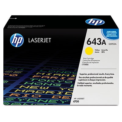 Toner oryginalny 643A do HP (Q5952A) (Żółty)