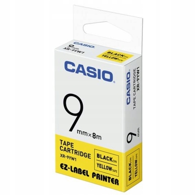 Taśma Barwiąca oryginalny XR-9YW1 do Casio (XR-9YW1) (Żółty)