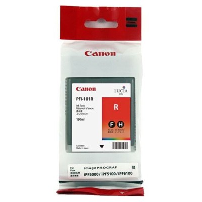 Tusz oryginalny PFI-101R do Canon (0889B001) (Czerwony)